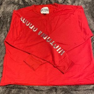Crop Victoria secret sweatshirt
